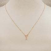 Sweetheart Drop Necklace 1.86 Grams, 18kt Gold