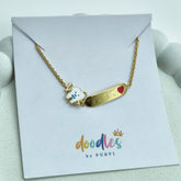 Tiny Tooth Love Bracelet 2.22 Grams, 14KT Gold