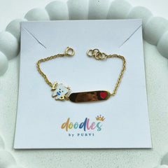 Tiny Tooth Love Bracelet 2.22 Grams, 14KT Gold