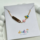 Bee & Blossom Bracelet 3.33 Grams, 14KT Gold