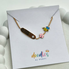 Bee & Blossom Bracelet 3.33 Grams, 14KT Gold