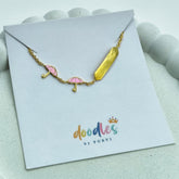 Twin Umbrella Bracelet 2.1 Grams, 14KT Gold