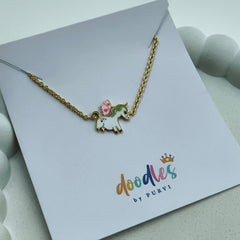 Magical Unicorn Bracelet 1.54 Grams, 14KT Gold