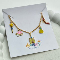 Cinderella Charm Bracelet 3.08 Grams, 14KT Gold