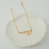 Mumma'S Love Name Necklace 5.16 Grams, 18kt Gold