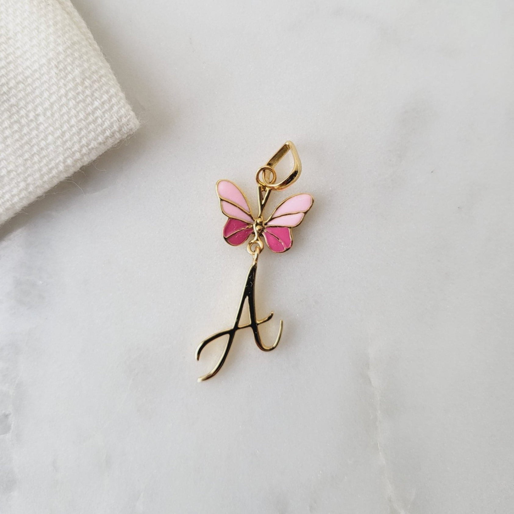 Butterfly With Initial 1.4 Grams