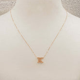 Personalized Alphabet Necklace 2.78 Grams, 18kt Gold