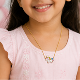 Magical Unicorn Necklace for Girls | Cute Gold Kids Necklace | Dreamy Unicorn Jewellery for Little Princesses 3.7 Grams, 18KT Gold (Copy)