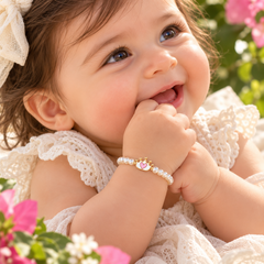Baby Pearl Bracelet 0.53 Grams, 18KT Gold