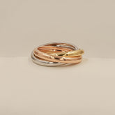 Cartier Trinity Interlocking Ring 5.82 Grams , 18KT Gold