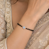 Evil Eye Mangalsutra Bracelet 1.72 grams 18kt gold