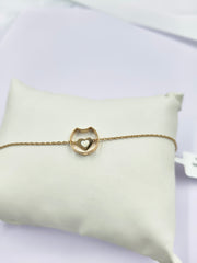 Celestial Spinner Bracelet 1.48 grams, 18KT Gold