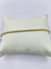 classic gold bead bracelet 1.25 grams, 18KT Gold