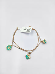Layered Charm Bracelet 5.77 grams, 18KT Gold