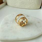 Eternal Greek Bond Couple Rings 11.19 Grams A Pair, 22KT Gold