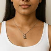 Mom-To-Be Necklace 4.06 Grams, Silver