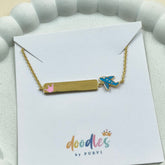 Airplane Slate Bracelet 3.36 Grams, 18KT Gold