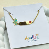 Fly High Engraving Bracelet 2.55 grams, 18kt gold