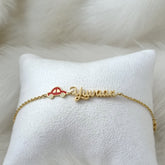 Car Customised Bracelet 3.5 grams, 18kt gold
