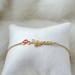 Car Customised Bracelet 3.5 grams, 18kt gold
