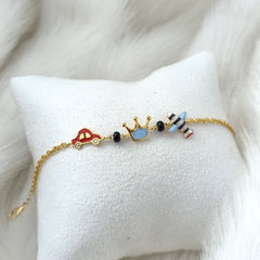 Adventure Trio Bracelet 2.3 grams, 18kt gold