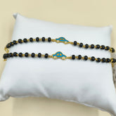 Car-Blue Nazariya 2.6 Grams Pair, 18KT Gold