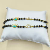 Crown Car Nazariya a pair 3.41 Grams, 18KT Gold