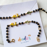 Scooter & Airplane Adventure Nazariya 4.01 Grams a Pair, 18KT Gold