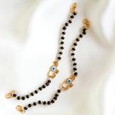 Gold Elephant Evil Eye Nazariya Grams Pair, 18KT Gold