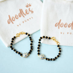 Honeycomb Charm Nazariya Grams Pair, 18KT Gold