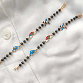 Car Rainbow Airplane Nazariyas 5.5 Grams A Pair, 18KT Gold