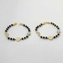Playful Charm Name Nazariya 5.5 Grams a Pair, 18KT Gold