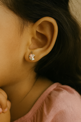 Unicorn Earrings 2.3 Grams, 18KT Gold