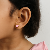 Heart Earrings 1.51 Grams, 18KT Gold