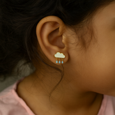 Rainy Day Studs 2.2 Grams, 18KT Gold