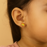 Roary the Lion Studs 2.5 Grams, 18KT Gold
