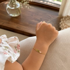 Name Bracelet for Girls in 18KT Gold 2.30 grams