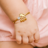 Rocking Horse Charm Bangle 4.13 Grams, 18KT Gold