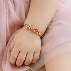 Little Explorer Bangle 5.8 Grams, 18KT Gold