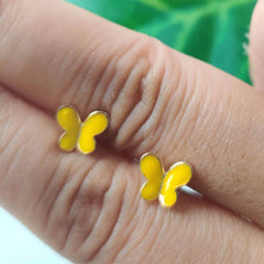 Butterfly Earrings 1.3 Grams, 18KT Gold