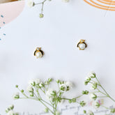 Penguin Pearl Studs Gold Kids’ Earrings
