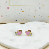 Double Heart Delight 2.5 Grams, 18KT Gold