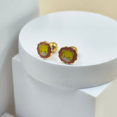 Lion Studs 1.38 Grams, 18KT Gold