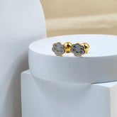 Cloud Baby Earrings 1.47 Grams, 18KT Gold