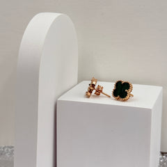 Van-cleef Emerald Earrings 2.67 Grams, 18KT Gold