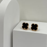 Van-cleef Black Earrings 2.68 Grams, 18KT Gold