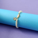 Princess Initial Bracelet 1.1 Grams, 18KT Gold