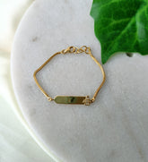 Angel Print Name Bracelet 2.47 Grams, 18KT Gold