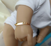 Butterfly Charm Baby Bracelet 2.22 Grams, 18KT Gold