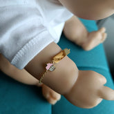 Cupcake Delight Baby Bracelet 3.35 Grams, 18KT Gold